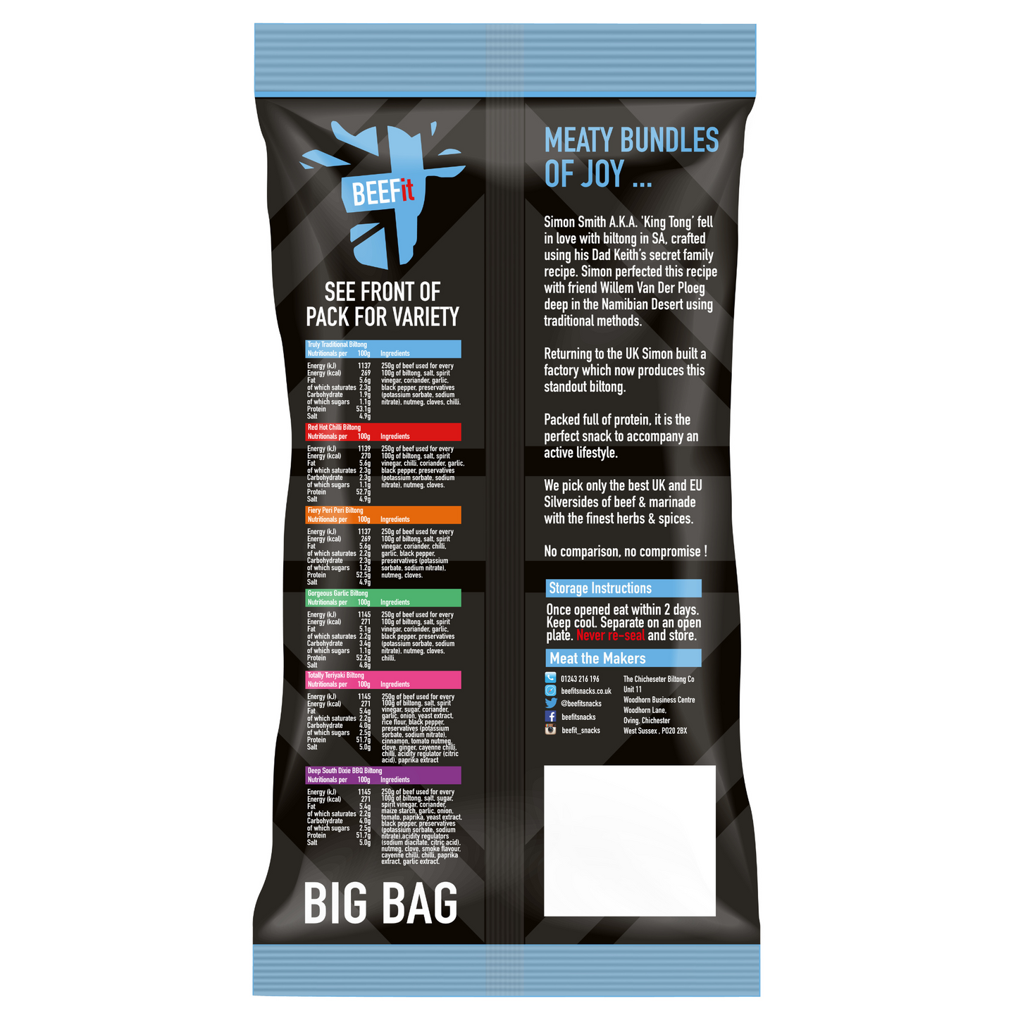 TRULY TRADITIONAL Biltong 250g, 500g & 1kg
